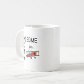 Mug Funny Pilot Quote Handsome and Can Fly Aviator (Devant gauche)