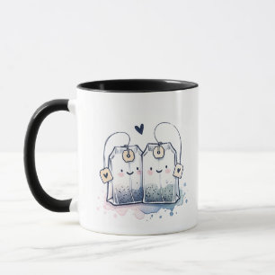 Mug Funny Pink Meilleur Pun de Thé Amitié Humour