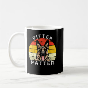 Mug Funny Pitter Patter Dog allemand Berger Chien Seco
