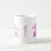 Mug Funny Plages Aloha Parties scintillant de devis pe (Centre)
