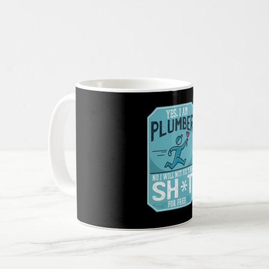 Mug Funny Plumber (Devant gauche)