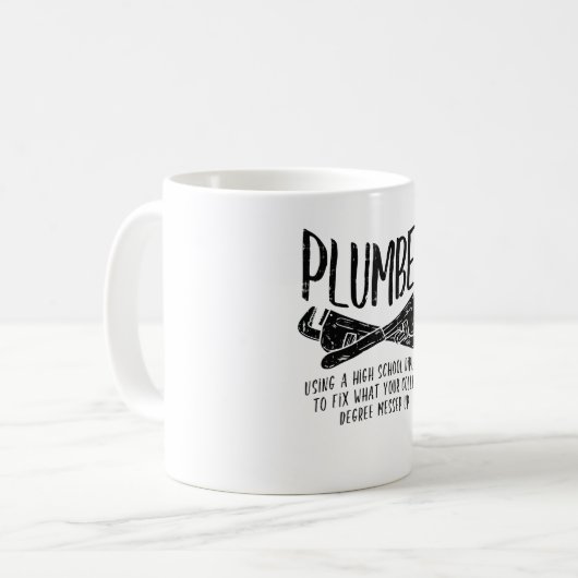 Mug Funny Plumber (Devant gauche)