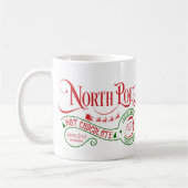 Mug Funny Pôle Nord Chocolat chaud Noël (Gauche)