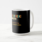 Mug Funny Polish Greyhound Vintage (Devant droit)
