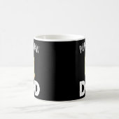 Mug Funny Poméranien Papa mignon amour Chiens Hommes P (Centre)