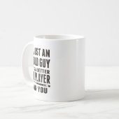 Mug Funny Pool T Shirt Just An Old Guy Billiards Cadea (Devant gauche)