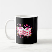 Mug Funny Preppy 67 Valentine Six Seven Dice 6 7 Women (Gauche)