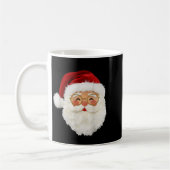 Mug Funny Preppy Realistic Faux Yarn Santa Claus Merry (Gauche)
