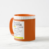 Mug Funny Prescription Bottle Custom Name Coffee (Devant gauche)