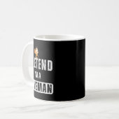 Mug Funny Pretend I'm A Caveman Costume Halloween Easy (Devant gauche)