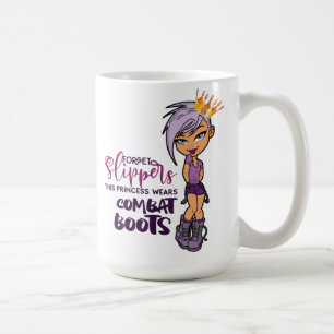 Mug Funny Princesse pourpre Tomboy