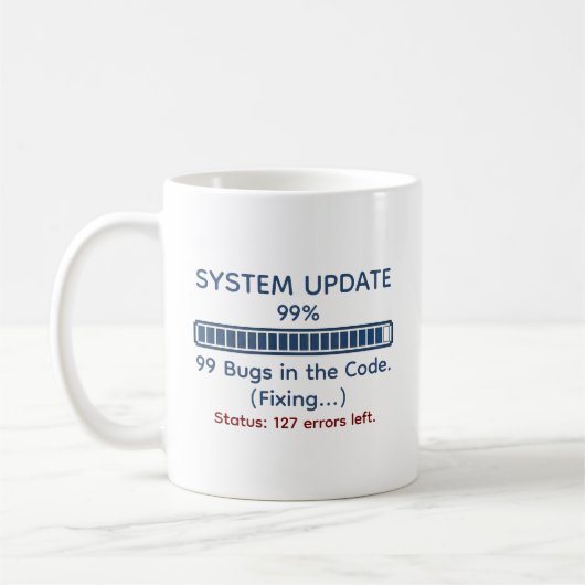 Mug Funny Programmer Coding (Gauche)