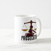 Mug Funny prosecutor lawyer typography  (Devant droit)
