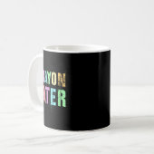 Mug Funny Proud Crayon Eater Military Veteran Dad Offi (Devant gauche)