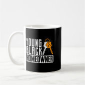 Mug Funny Proud New House Young Black Homeowner Housew (Gauche)