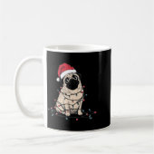 Mug Funny Pug Christmas Graphics Dog Lights Lover Owne (Gauche)