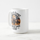 Mug Funny Pumpkin Spice Bison Herd Stampede  (Devant gauche)
