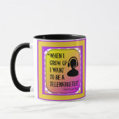 Mug Funny Pun Sarcastique Humour Fun Gag Cadeau (Gauche)