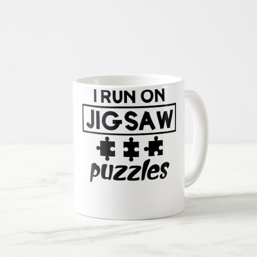 Mug Funny Puzzle Lover (Devant droit)