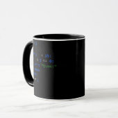 Mug Funny Python Coding Papa Python Code Père Cadeau  (Devant gauche)