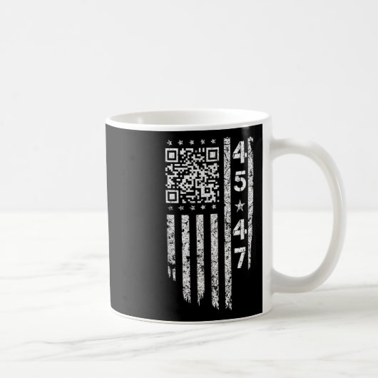 Mug Funny Qr He back Président Trump Code (Droite)