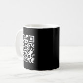 Mug Funny Qr Président Trump 4547 Trump Code de danse (Devant gauche)