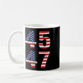 Mug Funny Qr Président Trump Code de danse Trump 45_47 (Gauche)