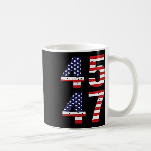 Mug Funny Qr Président Trump Code de danse Trump 45_47 (Droite)