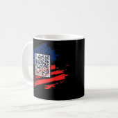 Mug Funny Qr President Trump Dance Code (Devant gauche)