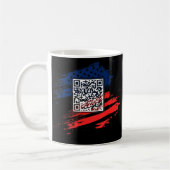 Mug Funny Qr President Trump Dance Code (Gauche)