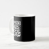 Mug Funny Qr Président Trump Dance Code 2 (Devant gauche)