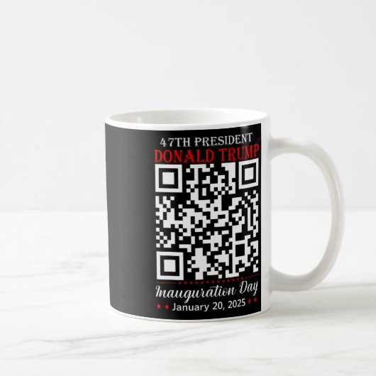 Mug Funny Qr Président Trump Dance Code Inauguration D (Droite)
