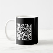 Mug Funny Qr President Trump Dance Code (sur le dos) (Gauche)