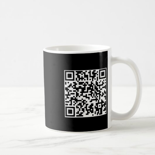 Mug Funny Qr President Trump Dance Code (sur le dos) (Droite)