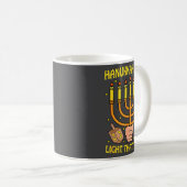 Mug Funny Quote Hanukkah Tuah Light That Thang Design  (Devant droit)