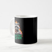 Mug Funny Raccoon Christmas Trash Panda Xmas (Devant gauche)