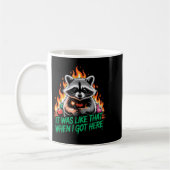 Mug Funny Raccoon Christmas Trash Panda Xmas (Gauche)