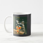 Mug Funny Raccoon Eating Zza Animal Meme Men Women Kid (Gauche)