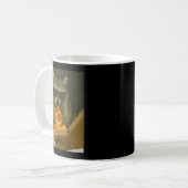 Mug Funny Raccoon Eating Zza Animal Meme Raccoon  (Devant gauche)