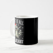 Mug Funny Raccoon First Of All I'm A Delight Merry Chr (Devant gauche)