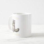 Mug Funny Raccoon I’d Ck You Over Trash Valentines Day (Devant gauche)