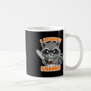 Mug Funny Raccoon J'Ai Besoin De Snacks Halloween voit