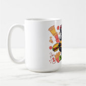 Mug Funny Raccoon ‘Live Fast Eat Trash’ (Gauche)
