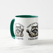 Mug Funny Raccoon Trash Treasure raccoon ranger rick (Devant gauche)