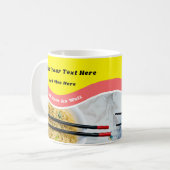 Mug Funny Ramen Noodles Paquet Message personnalisé (Devant gauche)