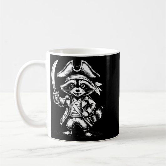 Mug Funny Rate Raccoon (Gauche)
