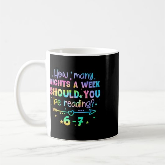 Mug Funny Reading 67 Teacher Six Seven Reading 6 7 Boo (Gauche)
