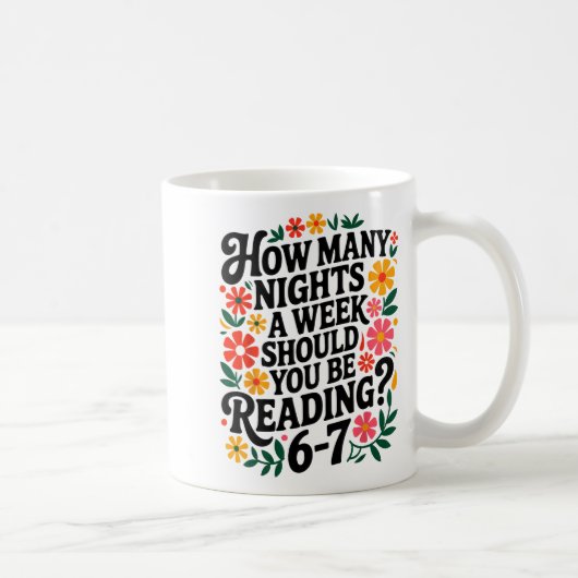 Mug Funny Reading 6 7 Six Seven Meme Englieacher Book (Droite)