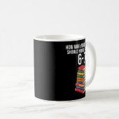 Mug Funny Reading Book Teacher 67 Six Seven Meme (Devant droit)