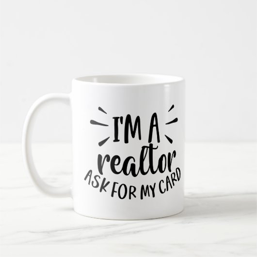 Mug Funny Real Estate Agent House Broker Realtor Don (Gauche)